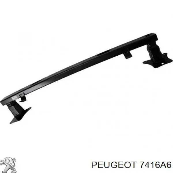 7416A6 Peugeot/Citroen Kit de soportes/fijaciones del parachoques delantero