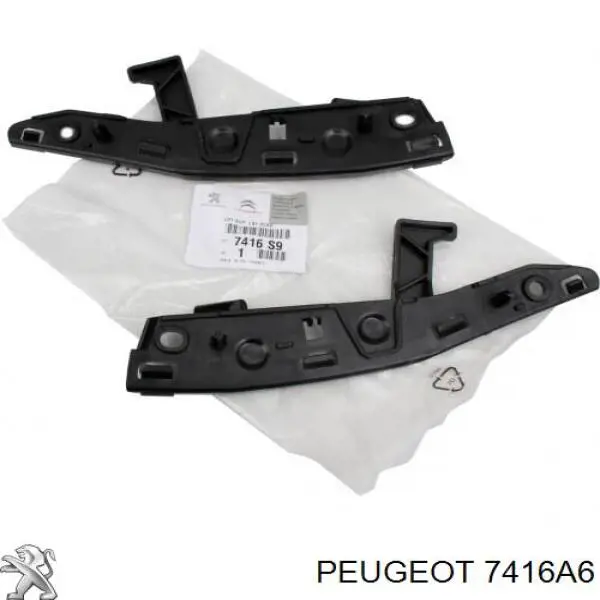 Comprar 7416A6 Peugeot/Citroen Kit de soportes/fijaciones del parachoques delantero