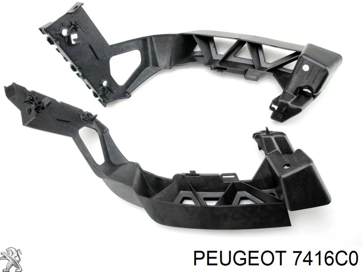 Soporte de parachoques trasero para Peugeot 207 (WA, WC)