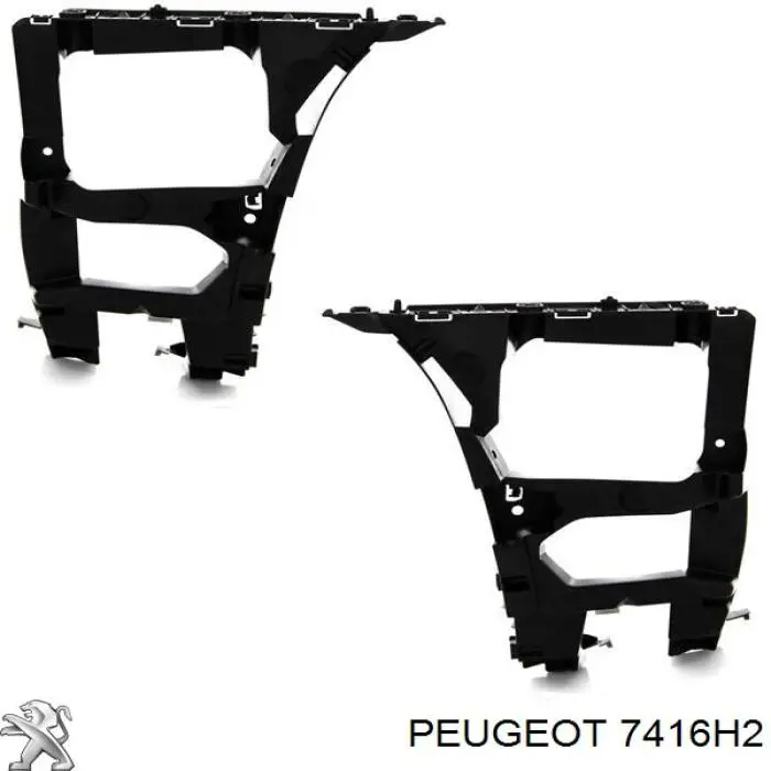 Soporte de parachoques trasero para Citroen C5 (RD/X7)