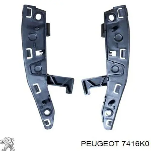 Relleno de parachoques trasero para Peugeot 407 (6E)