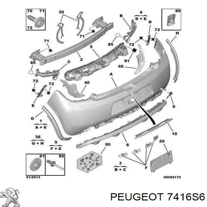 7416S6 Peugeot/Citroen