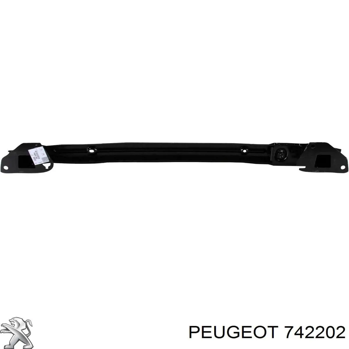 742202 Peugeot/Citroen refuerzo parachoques trasero