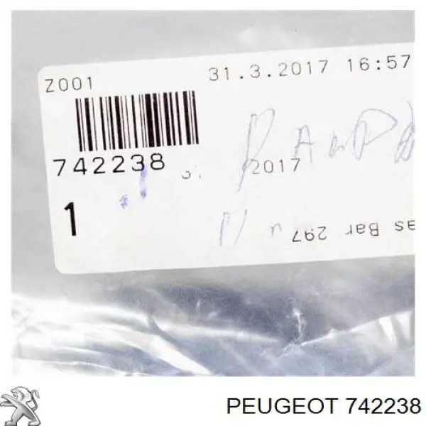 Refuerzo de parachoques delantero Peugeot/Citroen 742238 precio, desde 203,59 EUR