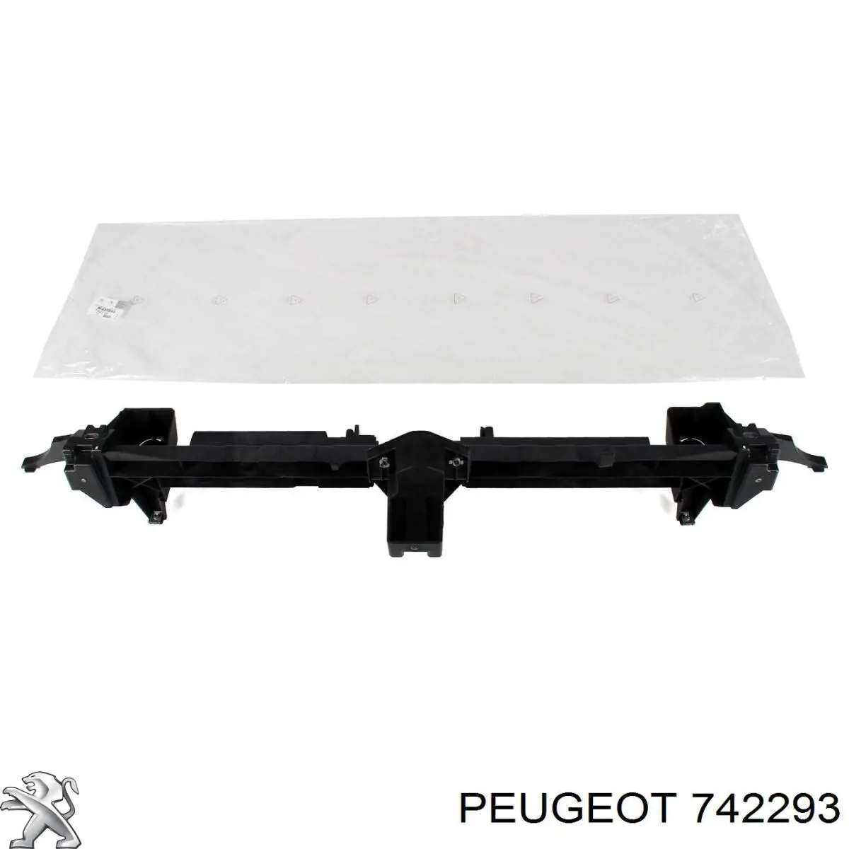 742293 Peugeot/Citroen Soporte de parachoques delantero