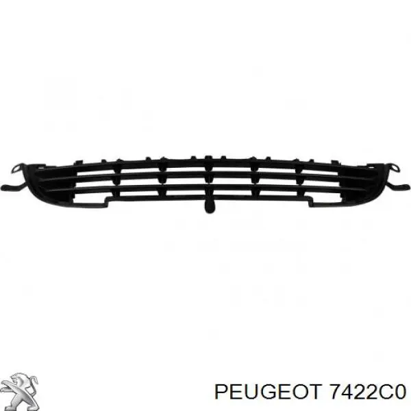 Rejilla superior del parachoques delantero Peugeot/Citroen 7422C0 precio, desde 59,96 EUR