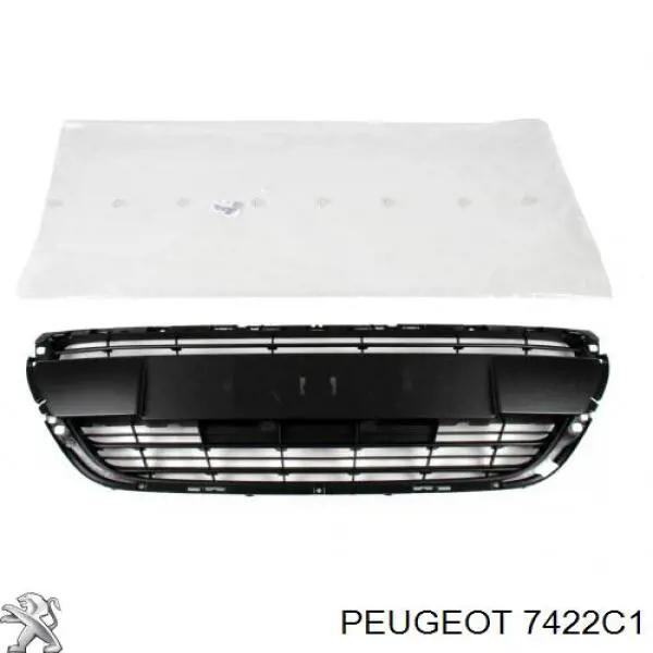 Comprar 7422C1 Peugeot/Citroen Rejilla superior del parachoques delantero