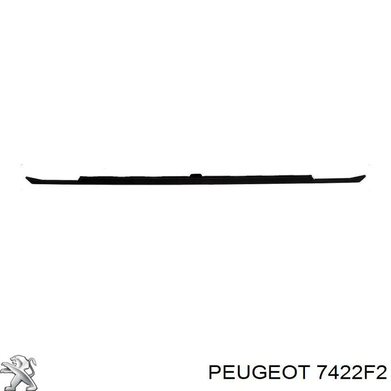 7422F2 Peugeot/Citroen Spoiler delantero