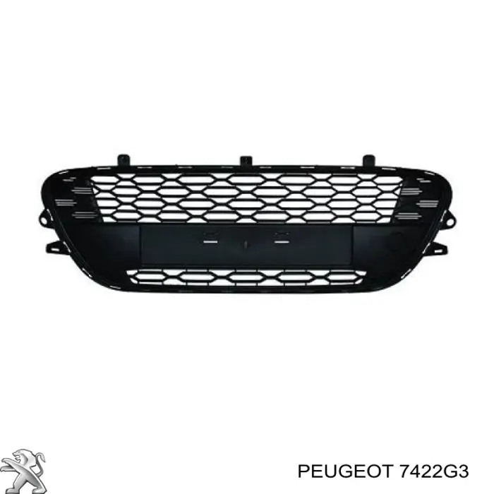 Rejilla del parachoques delantero Peugeot/Citroen 7422G3 precio, desde 61,59 EUR