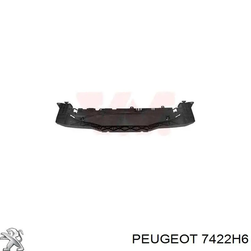 Absorbente paragolpes delantero para Peugeot 207 (WA, WC)