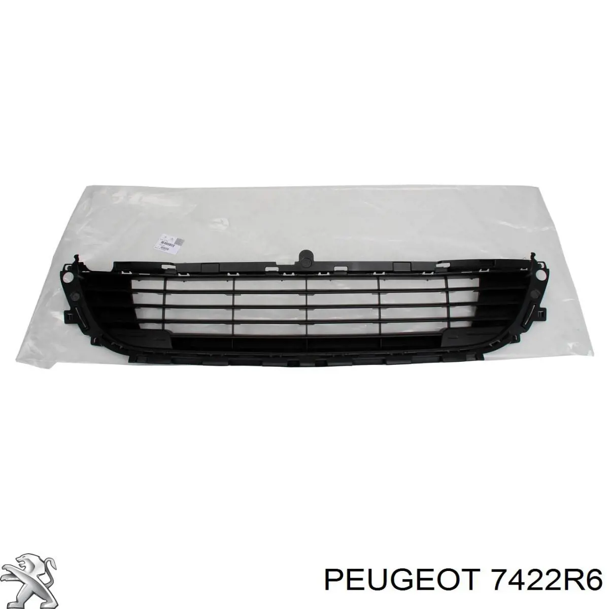 7422R6 Peugeot/Citroen rejilla de ventilación, parachoques trasero, central