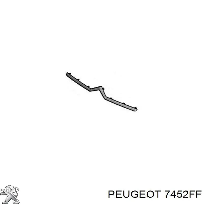 7452FF Peugeot/Citroen protector para parachoques