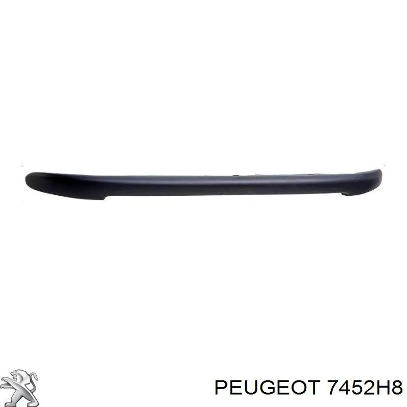 Listón embellecedor/protector, parachoques delantero para Peugeot 206  (2A/C) en Avtopro