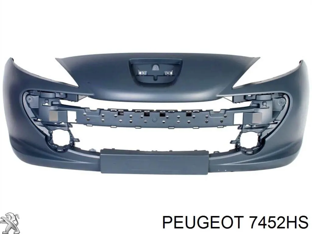 Listón embellecedor/protector, parachoque delantero izquierdo para Peugeot 207 (WK)