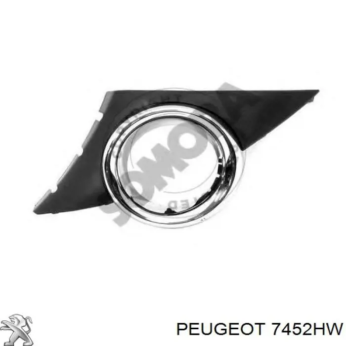 Comprar 7452HW Peugeot/Citroen Rejilla del parachoques delantera izquierda