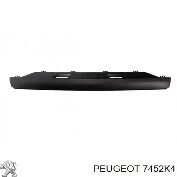Embellecedor central del parachoques trasero Peugeot/Citroen 7452K4 precio, desde 9,01 EUR