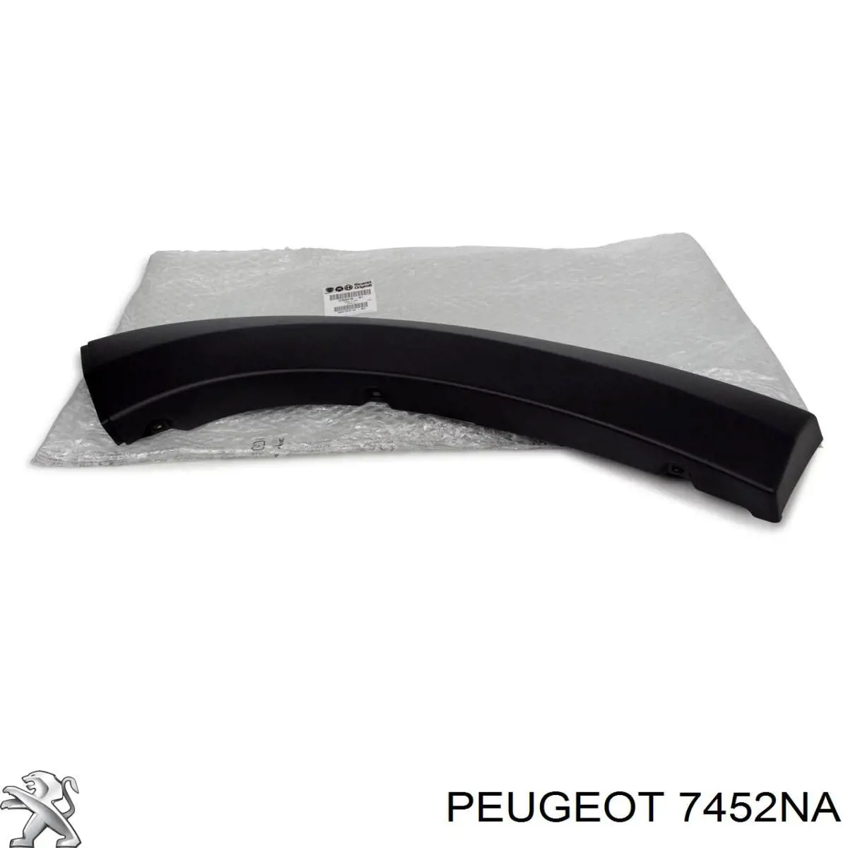 7452NA Peugeot/Citroen listón embellecedor/protector, guardabarros delantero izquierdo