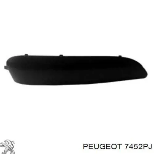 Moldura derecha del parachoques delantero Peugeot/Citroen 7452PJ precio, desde 19,83 EUR