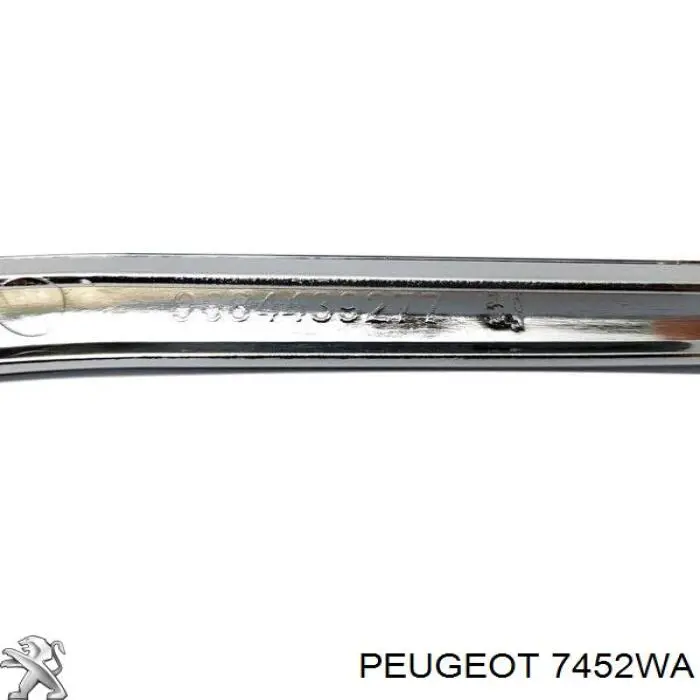 Comprar 7452WA Peugeot/Citroen Moldura de parachoques trasero