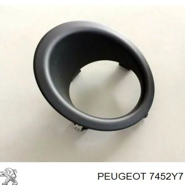 Moldura de faro antiniebla Peugeot/Citroen 7452Y7 precio, desde 16,14 EUR