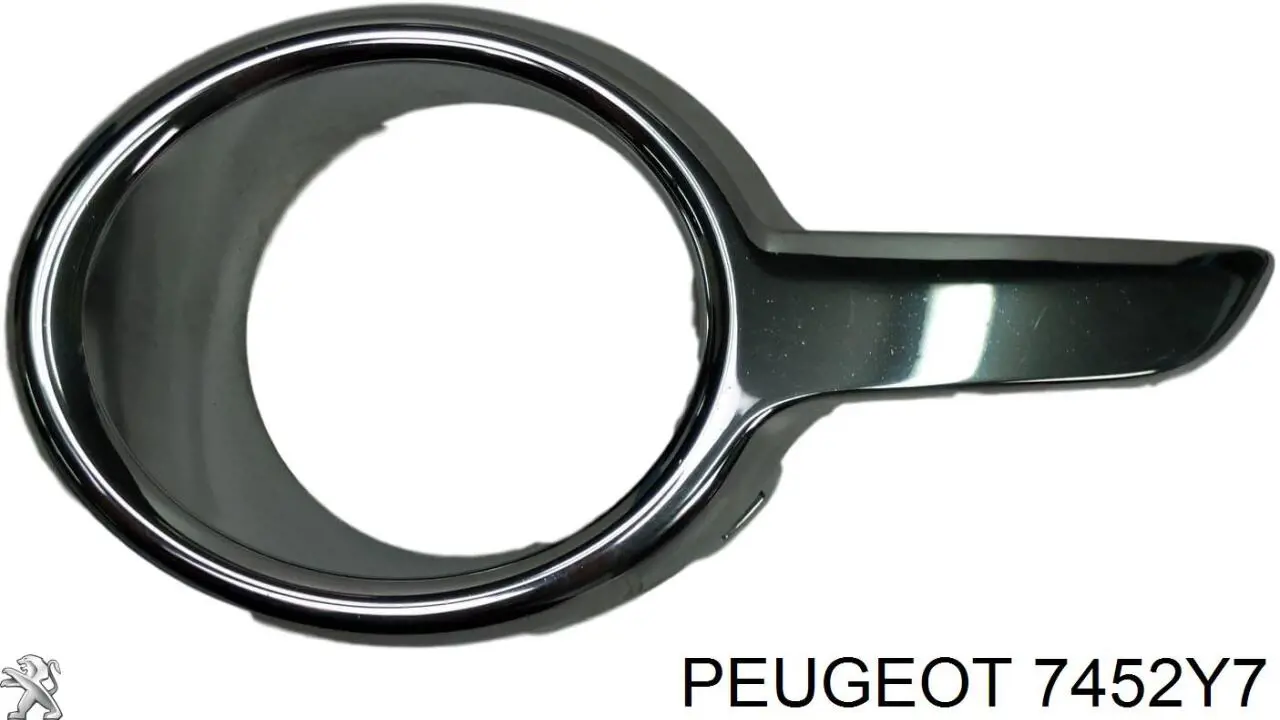 Moldura de faro antiniebla 7452Y7 Peugeot/Citroen