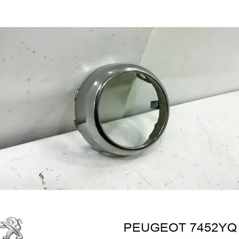 7452YQ Peugeot/Citroen embellecedor, faro antiniebla izquierdo