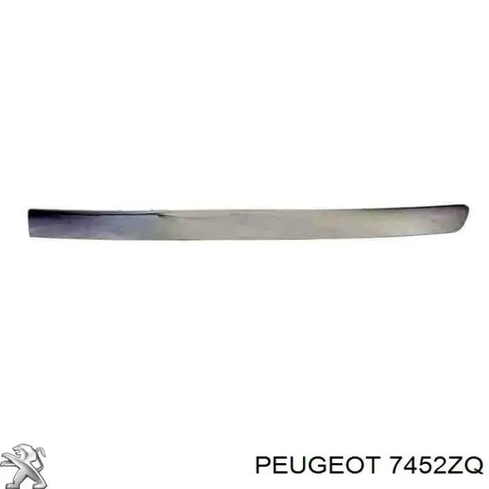 Comprar 7452ZQ Peugeot/Citroen Moldura de la parrilla del parachoques delantero