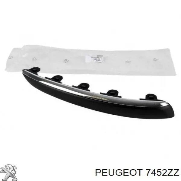 Comprar 7452ZZ Peugeot/Citroen Tapa de rejilla de faro antiniebla delantero derecho