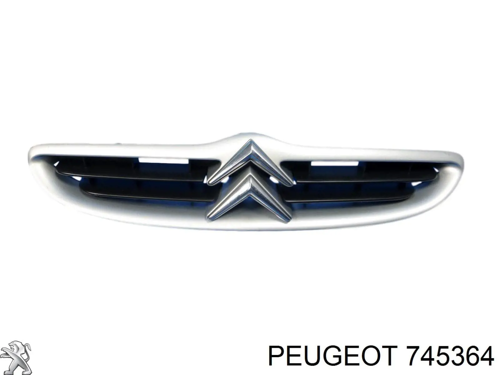 745364 Peugeot/Citroen rejilla de antinieblas delantera derecha