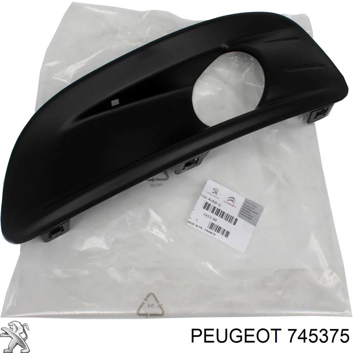 Comprar 745375 Peugeot/Citroen Embellecedor de faro antiniebla derecho