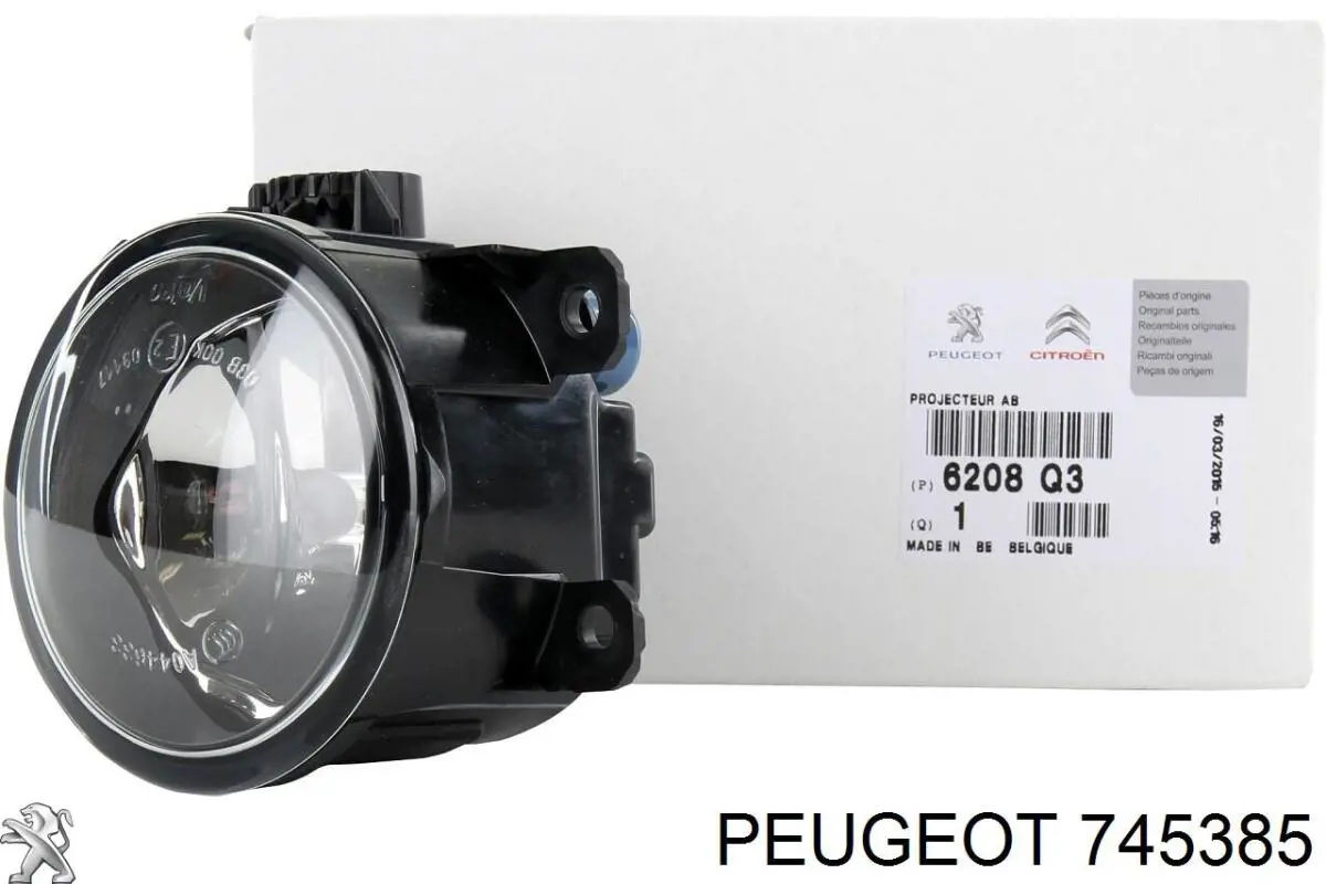 745385 Peugeot/Citroen moldura de rejilla de radiador