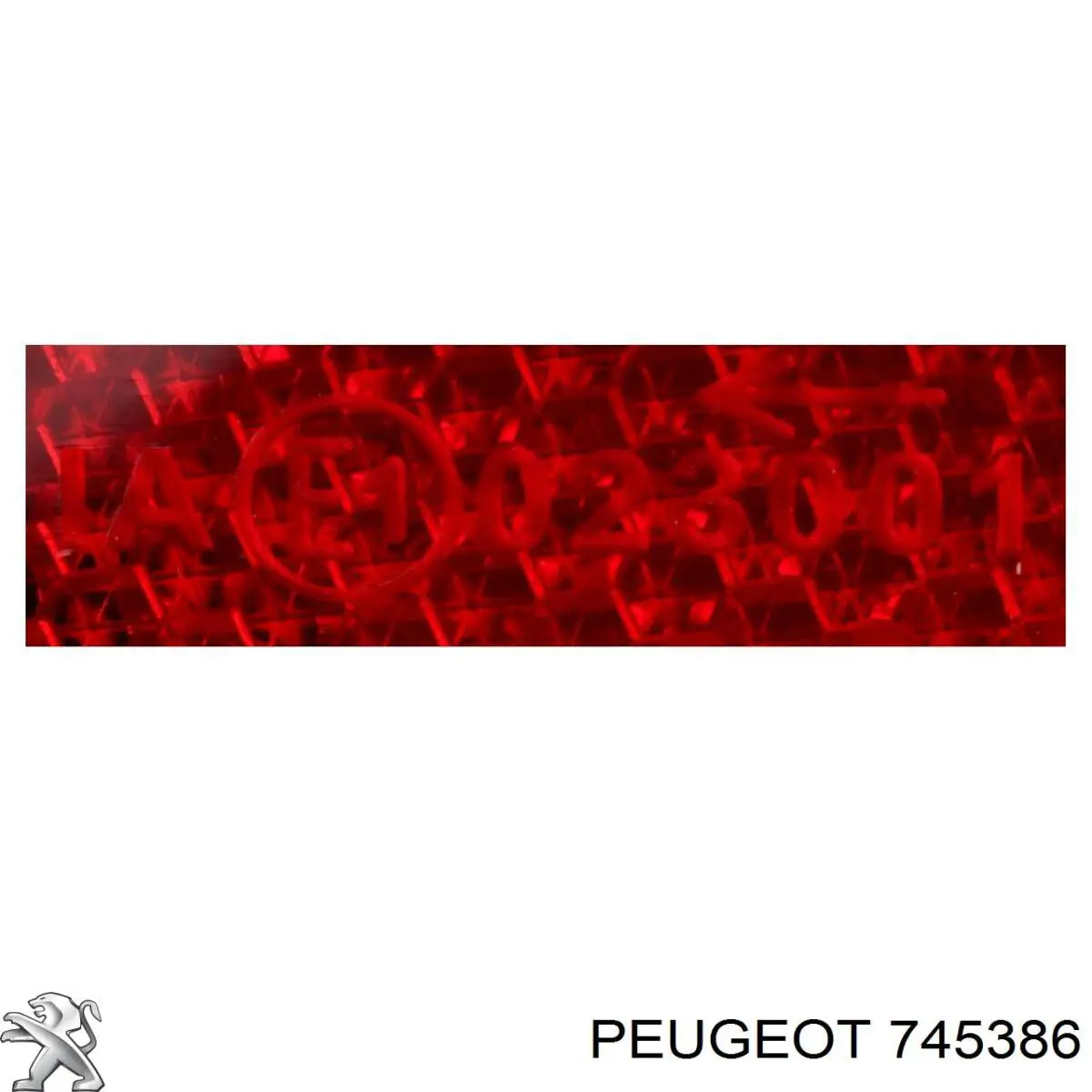 Comprar 745386 Peugeot/Citroen Reflector trasero izquierdo del parachoques