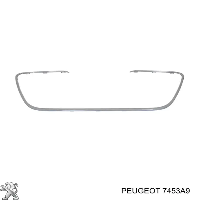 Moldura de rejilla de radiador para Peugeot 508 