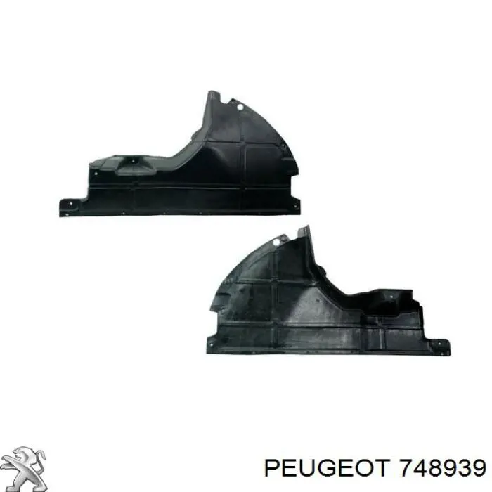 Protección derecha del motor Peugeot/Citroen 748939 precio, desde 114,78 EUR