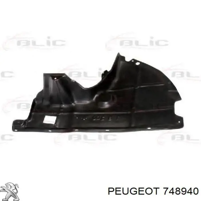 Comprar 748940 Peugeot/Citroen Protección izquierda del motor
