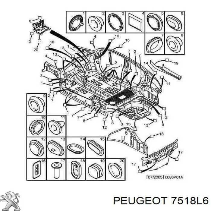 7518L6 Peugeot/Citroen