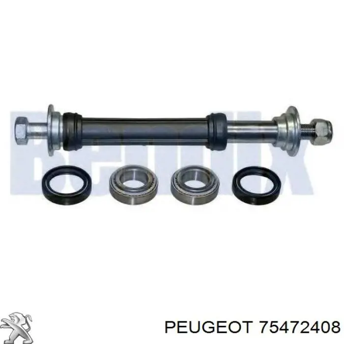 75472408 Peugeot/Citroen rodamiento de fijacion de la palanca trasera (soporte suspension trasera)
