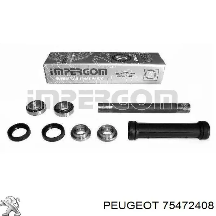 Comprar 75472408 Peugeot/Citroen Cojinete de soporte del brazo trasero de la suspensión trasera