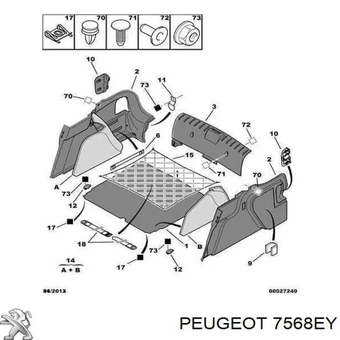 7568EY Peugeot/Citroen