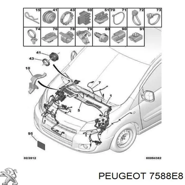 7588E8 Peugeot/Citroen