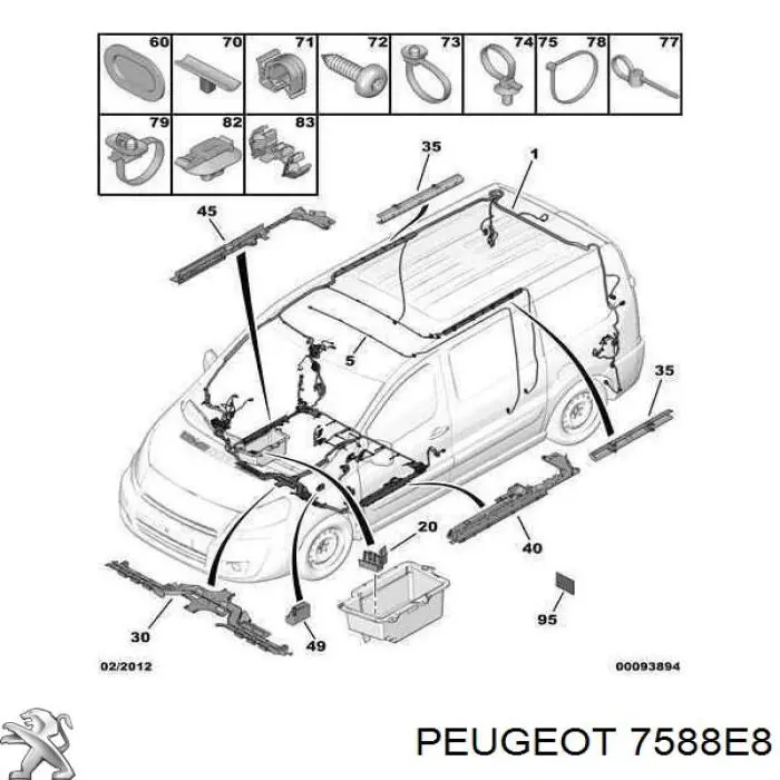  Peugeot/Citroen 7588E8 precio, desde 0,24 EUR