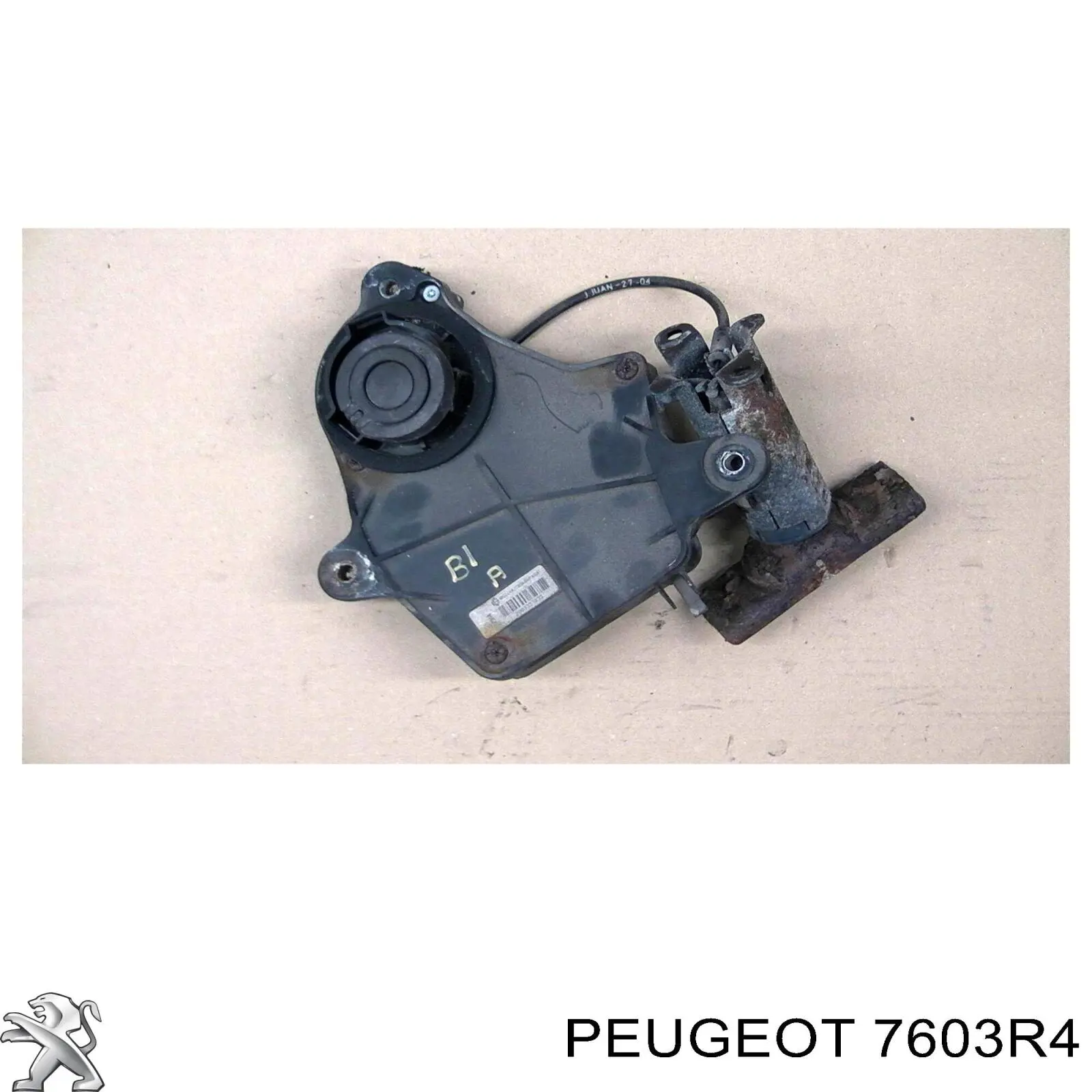 Cabrestante de rueda de repuesto Peugeot/Citroen 7603R4