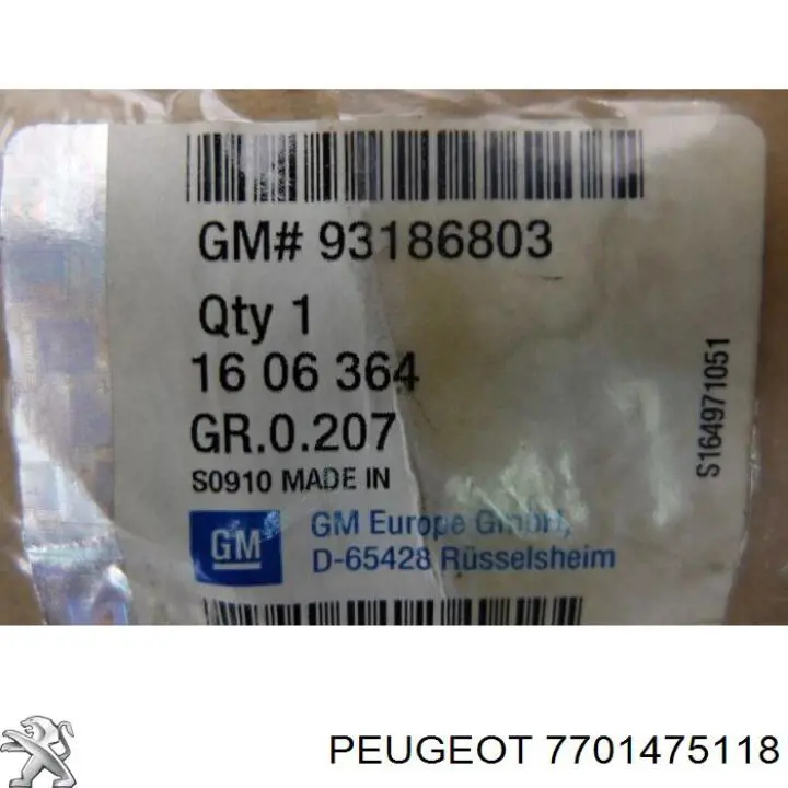 A6079971045 Mercedes Junta de radiador de aceite