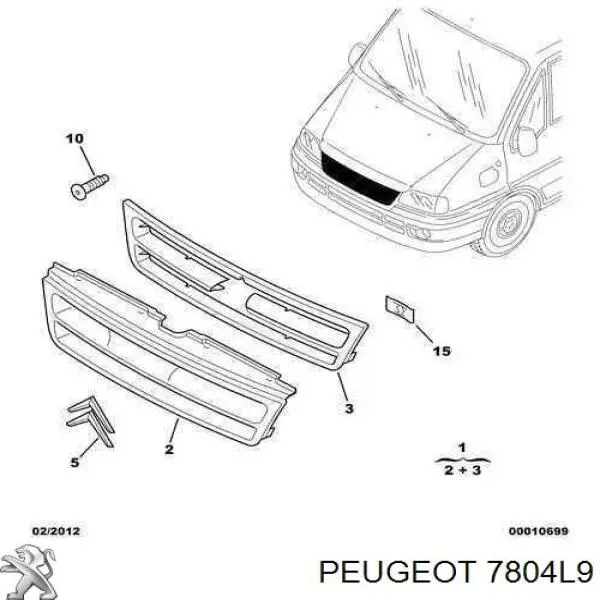 Rejilla delantera Citroen Jumper furgoneta (244) (2002 - 2006) precio, desde 63,52 EUR
