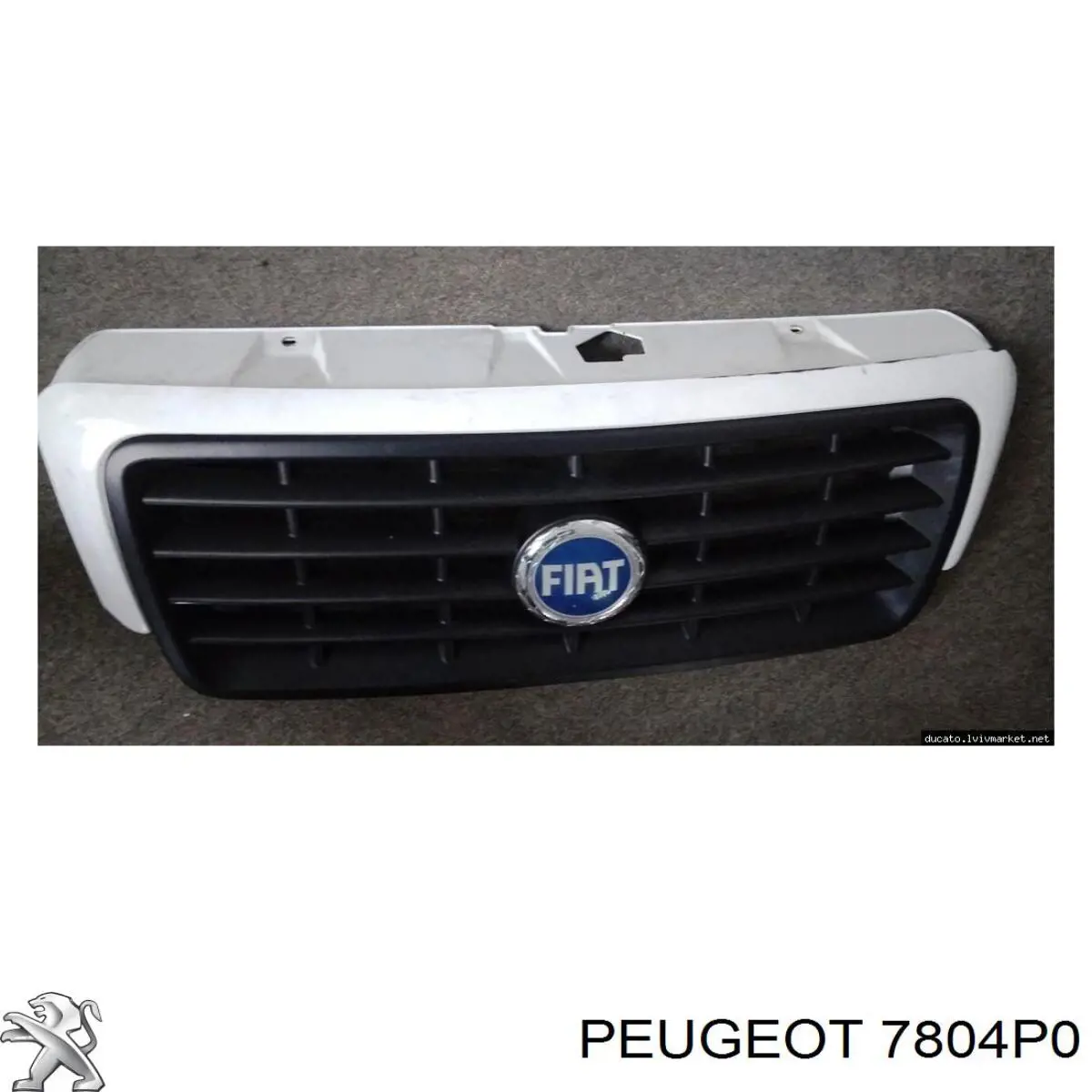 7804P0 Peugeot/Citroen superposicion (molde De Rejilla Del Radiador)