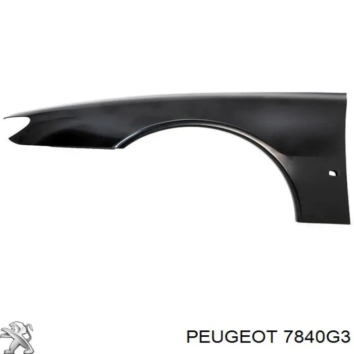 Guardabarros delantero izquierdo para Peugeot 406 (8C)