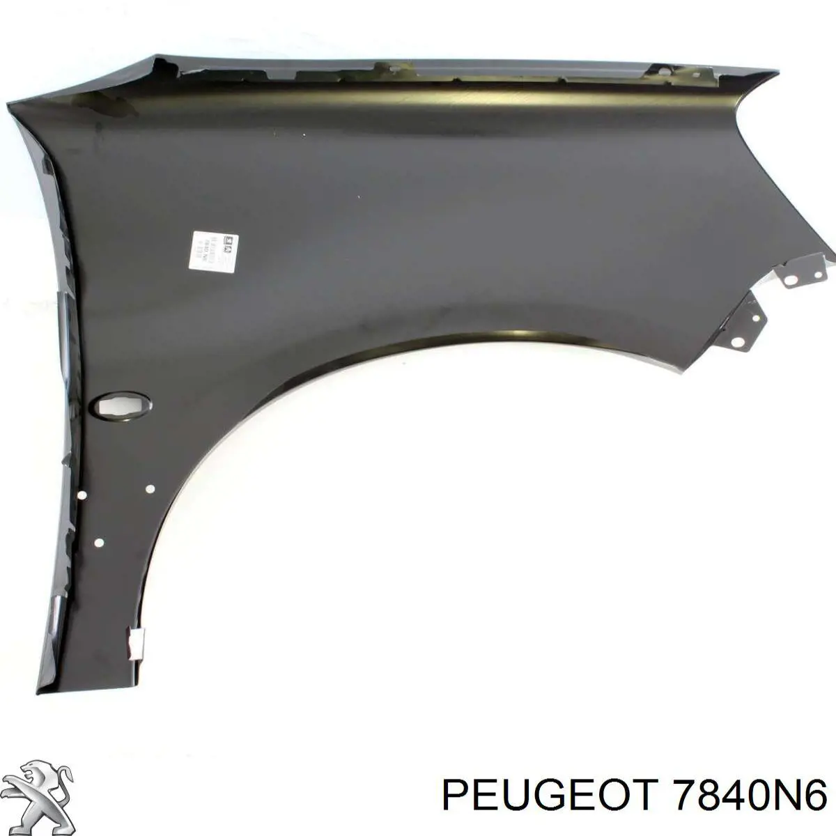 7840N6 Peugeot/Citroen guardabarros delantero izquierdo