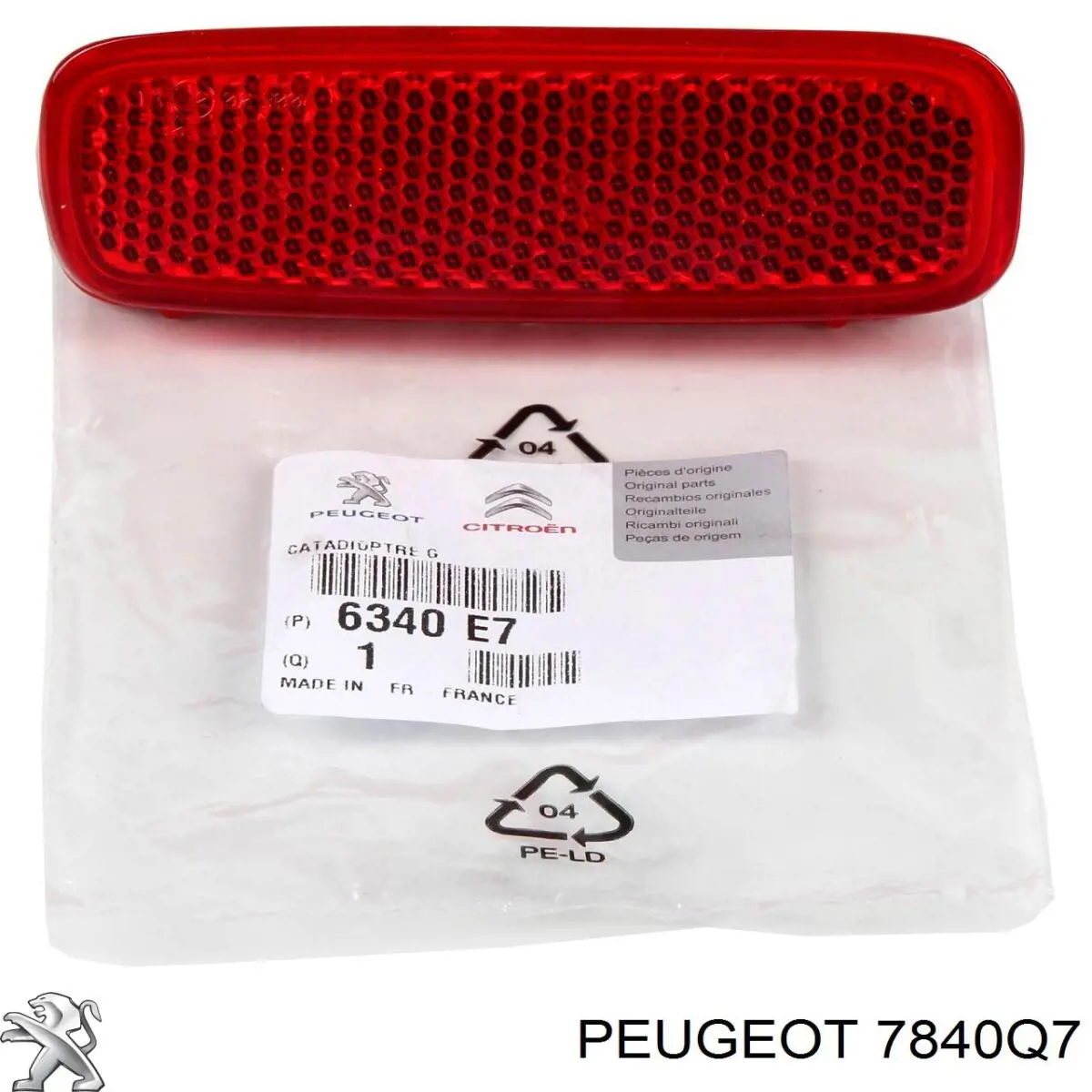 Comprar 7840Q7 Peugeot/Citroen Aleta delantera izquierda