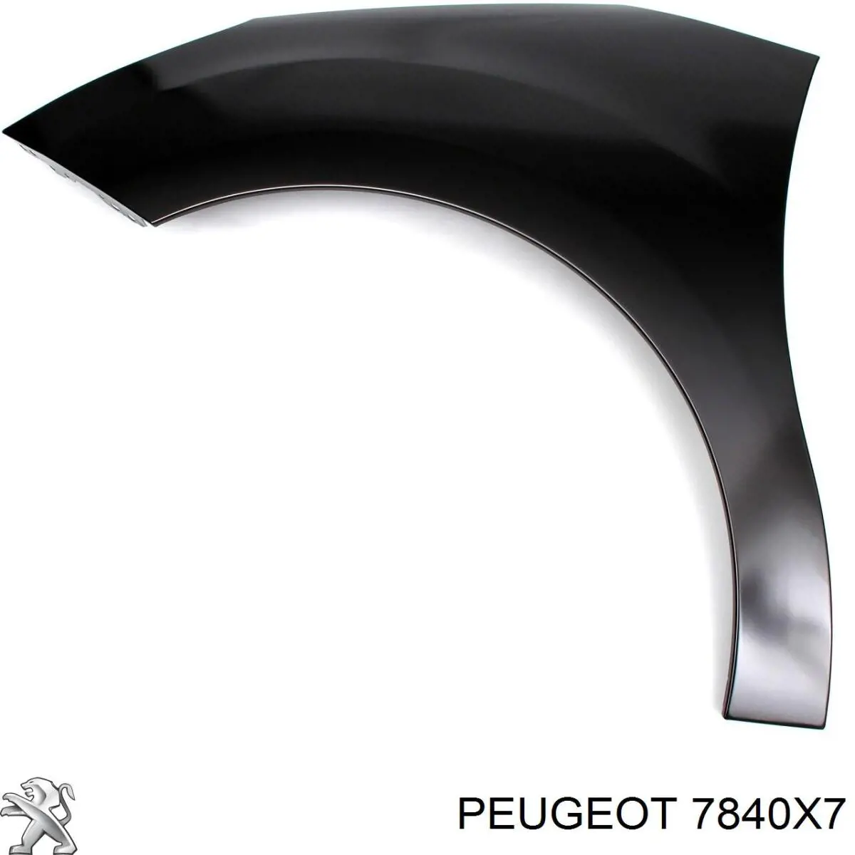 7840X7 Peugeot/Citroen guardabarros delantero izquierdo