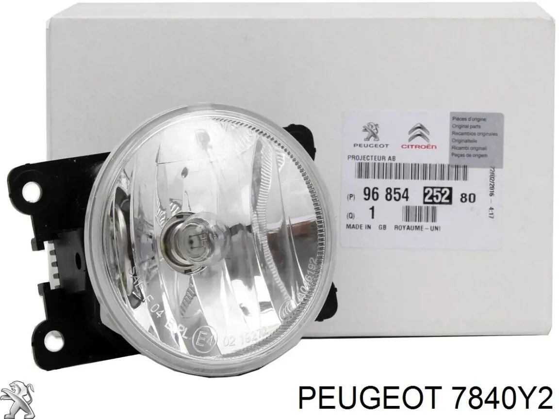 Soporte delantero izquierdo para aleta delantera Peugeot/Citroen 7840Y2 precio, desde 65,73 EUR